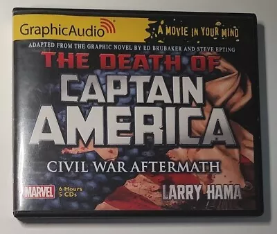 Civil War Graphic Audio Book Marvel Comics The Death Of Captain America CD Set • $9.95