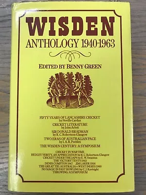 £5.99 • Buy Wisden Anthology 1940 - 1963 Cricket Hardback Book