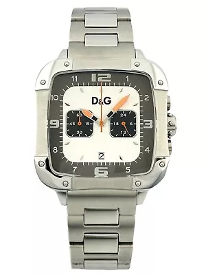 Dolce & Gabbana Men's DW0246 Multifunction Chronograph Watch With White+Gry Dial • $426.23