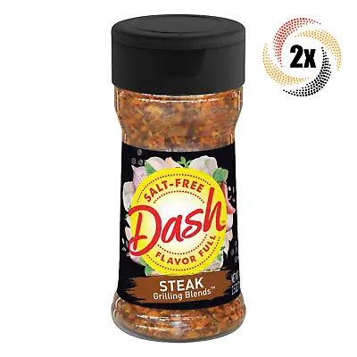 2x Shakers Mrs Dash Flavor Full Salt Free Steak Grilling Blends 2.5oz  • £12.92