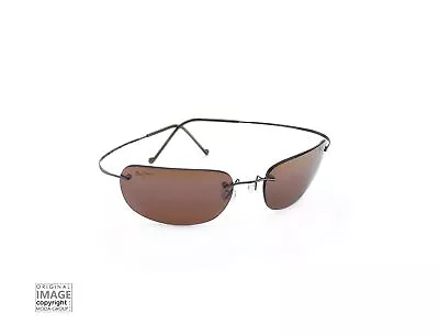 Maui Jim MJ 502-02 KAPALUA® Titanium Rimless Sunglasses GUNMETAL/HCL BRONZE • $24.95