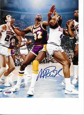 Magic Johnson Signed 8x10 Photo PSA/DNA COA Los Angeles Lakers HOF MVP 🔥🔥🔥🔥 • $79.99