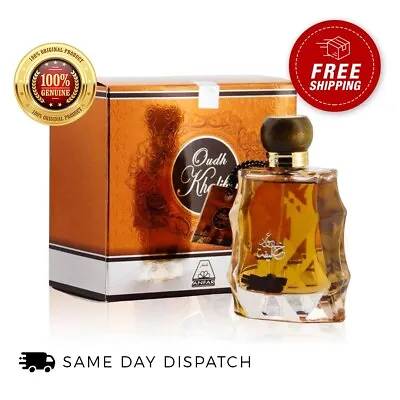 £14.99 • Buy Oudh Khalifa Gold By Oud Al Anfar Halal Fragrance Attar EDP Spray Perfume 100ml