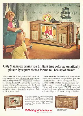 1967 Magnavox Television TV The Calhoun Coronado Astro-Sonic Stereo Vtg Print AD • $8.98