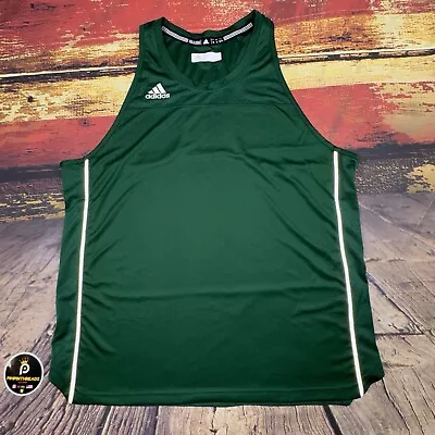 Adidas Mens Tank Top XL Stringer Muscle Gym Lifting Shirt Climacool Singlet • $23