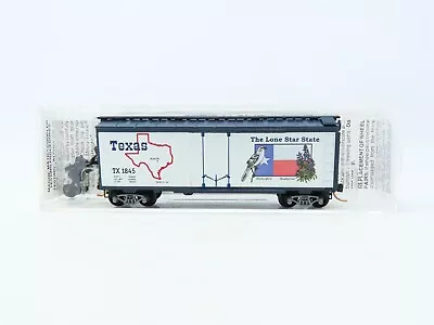 N Scale Micro-Trains MTL 21374 TX Texas State 40' Plug Door Box Car #1845 • $29.95