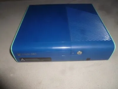 Xbox 360 Microsoft Game System Console Slim Blue Special Edition 500 Gb • $99.99