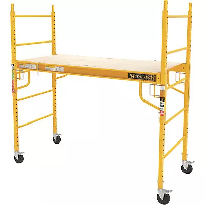 Metaltech Multi-Purpose 6ft. Baker-Style Scaffold 1100-Lb. Capacity Steel • $299.99