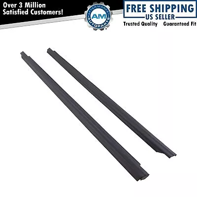 Outer Window Sweeps Felts Weatherstrip Seals Pair Set Kit For 94-04 Ford Mustang • $76.90