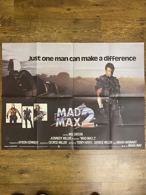 £195 • Buy Mad Max 2 Original UK Quad Movie Poster Rare
