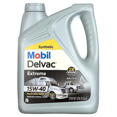 Mobil Delvac Extreme Heavy Duty Full Synthetic Diesel Engine Oil 15W-401 Gallon • $22.47