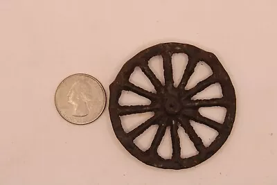 Large Iron Toy Wagon Wheel From Hunpapa Camp • $25