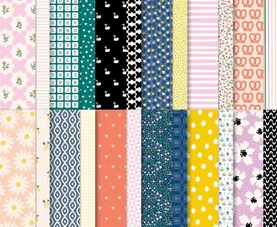 Stampin' Up! Delightfully Eclectic Designer Series Paper 6x6 (24 SHEETS) SAMPLER • $8.95