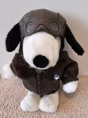 1968 Snoopy Plush Stuffed Animal Hat Pilot Jacket Flying Ace Vtg Peanuts • $35