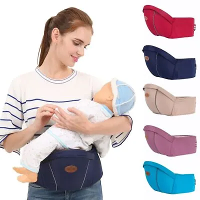 £11.65 • Buy Baby Carrier Waist Stool Walkers Baby Sling Waist Belt Hip Seat Belt Adjustable‘