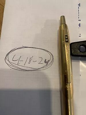 Papermate Gold Double Heart Gold Tone Pen • $10