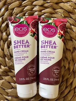 X2 Eos Shea Better Hand Cream Pomegranate Raspberry 2.5 Fl Oz Ea • $5.49