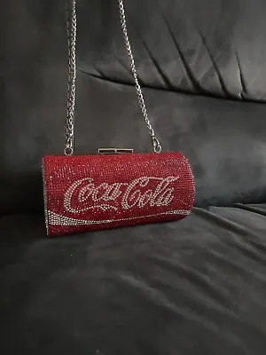 £35 • Buy Bespoke Amazing Coca Cola Can Diamonte Bag Handbag /clutch Crystal Sparkly Coke