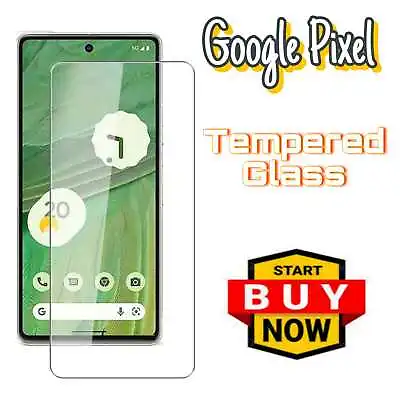 For Google Pixel 6  6A 7 7A 8 8A Gorilla Tempered Glass Screen Protector Cover • £2.99