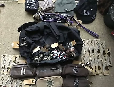 £189.99 • Buy DARK DUDES ( HMV ) NEW Huge Job Lot Of Caps /wallets / Key Rings & Purses + More