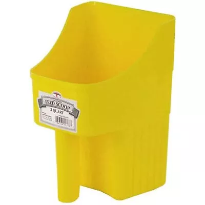 Little Giant 3-Quart Enclosed Feed Scoop Yellow • $21.97