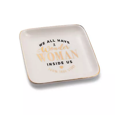 We All Have Wonder Woman Inside Us Ceramic Trinket Tray Sentimental Gift Idea • £5.99