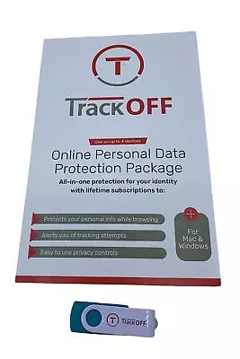 Trackoff Antivirus Software For Mac & PC For Up To 4 Devices Turquoise • $15.19