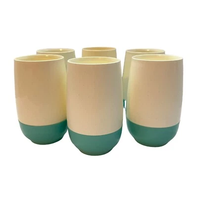$28.95 • Buy VACRON 5” Cup Set Lot Of 6 Bopp Decker Insulated Cups Turquoise Blue USA Camping