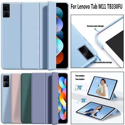 For Lenovo Tab M11 TB330FU 11 Inch Tablet Leather Folding Stand Case Flip Cover • $15.19