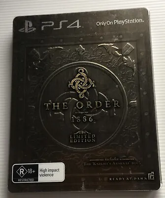 PS4 - The Order 1886 (Steelbook) Limited Edition - Sony Playstation 4 • $26.95