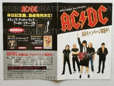$18.86 • Buy AC/DC Concert Flyer Welcome To Japan 2001
