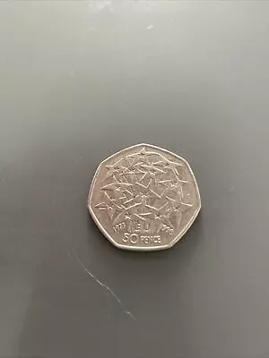 1998 European Union (Stars) 50p Coin Fifty Pence Rare • £0.09