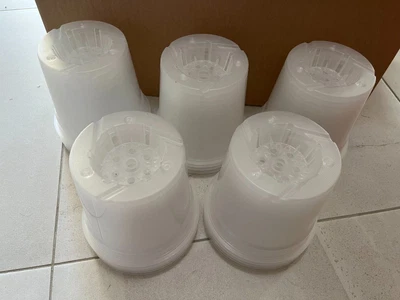 $54.50 • Buy Round Orchid Pots - 150 Mm Clear Pot For Orchids Phalaenopsis Plastic Pot Plants