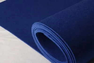FELT Craft Felt Felt Fabric Felt Solid 3-4 Mm Thick Royal EUR 8.98/m • £3.87