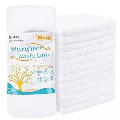 Microfiber Washcloths Towel Set 12 Pack Highly Absorbent And Soft Feel Finge... • $13.13
