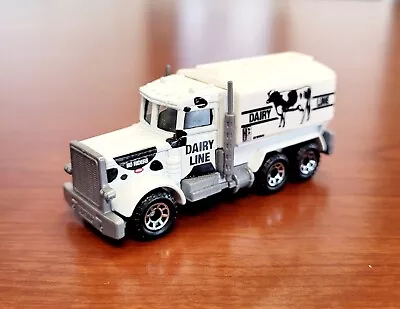 Matchbox Peterbilt Tanker Truck White  Dairy Line  Milk Transporter 1981 • $13