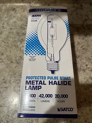 Satco HyGrade Metal Halide ED37 Bulb / Lamp Protected Pulse Start P/N S5884 400W • $8.82