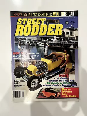 Street Rodder Magazine October 1987 - Vintage Hot Rod Magazine • $8.49