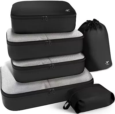 Packing Cubes For Suitcases - 6 Pieces Light Packing Cubes For Travel Premi... • $17.34