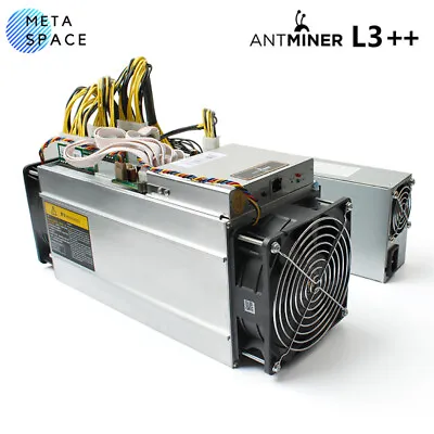 BITMAIN ANTMINER L3++ WITH PSU Scrypt Litecoin Miner 580MH/s LTC Dogecoin Mining • $259