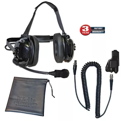 Klein Titan Carbon Fiber QD Headset For Motorola MTS2000 XTS2500 MTX8000 • $430.85