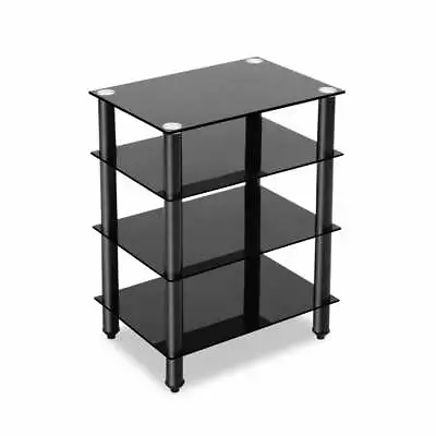 $98.04 • Buy Artiss 4 Tiers TV Stand Entertainment Unit HiFi Media CD Shelf Storage Cabinet