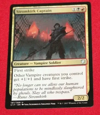 Magic The Gathering Stromkirk Captain Commander 2017 Used • $1