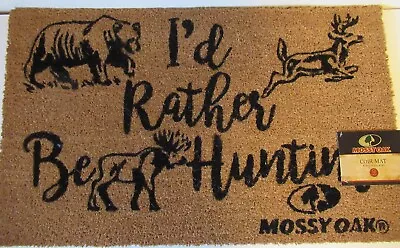 MOSSY OAK DOOR Coir Mat  18  X 30  HUNTING THEME • $24.99