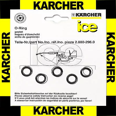 £6.99 • Buy Genuine Karcher Pressure Washer O Ring Seal (Pack Of 5)