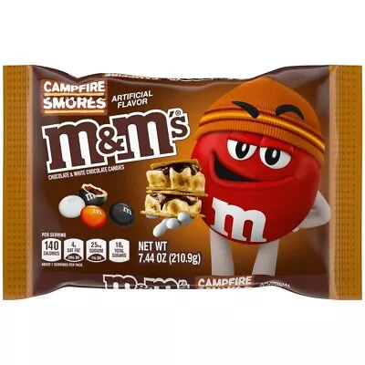 M&M's 7.44 Oz. CAMPFIRE SMORES White Chocolate Candies Limited Edition BB 4/2024 • $11