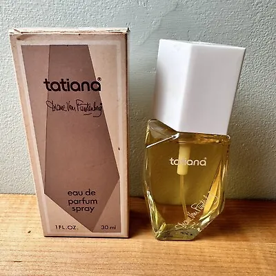 Vintage TATIANA Diane Von Furstenberg Eau De Parfum 1 Oz / 30 Ml 1979 In Box NOS • $89.95