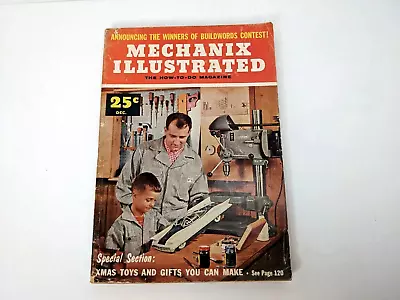 Mechanix Illustrated 1955 December Magazine Christmas Toys Gifts How To Xmas Vtg • $9.89