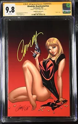 Blindside:  Reactivated CGC SS 9.8 Virgin J. Scott Campbell Cover Signed (2022) • $350