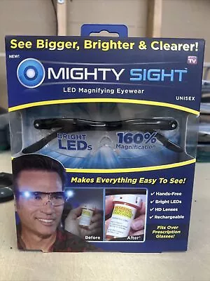 MIGHTY SIGHT LED Magnifying Glasses Fits Over Prescription Eyewear • $18.99